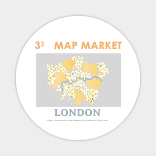 London Map - Full Size Magnet